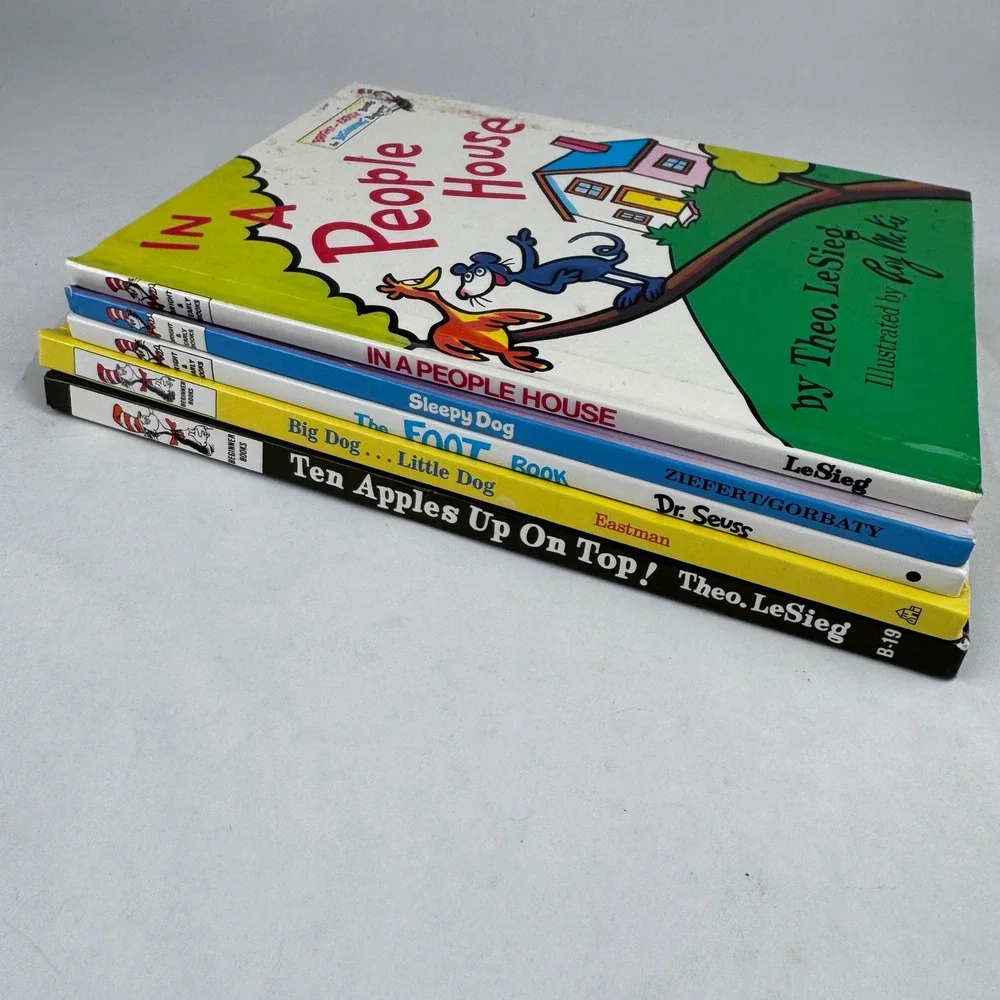 Dr Seuss Lot of 5 Hardback Childrens Books Bright and Early Books